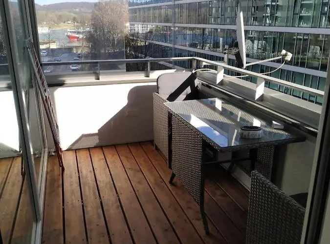 Donau Ufer Stadt Mitte Linz